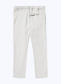 Pantalon en velours côtelé blanc - 22HP3VLAP-TP22/01