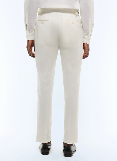 Pantalon homme coton et lin Fursac - P3EXIN-JX08-A001