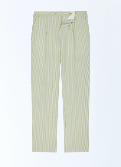 Pantalon seersucker de coton homme Fursac - P3FASA-FX01-H004