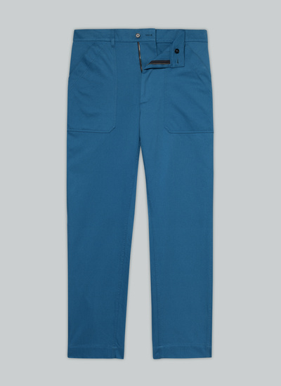 Pantalon bleu homme coton Fursac - P3VAGO-VP07-37