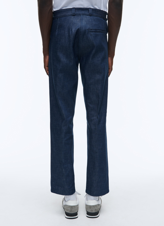 Pantalon homme toile de coton denim Fursac - 22HP3AENA-AX11/33