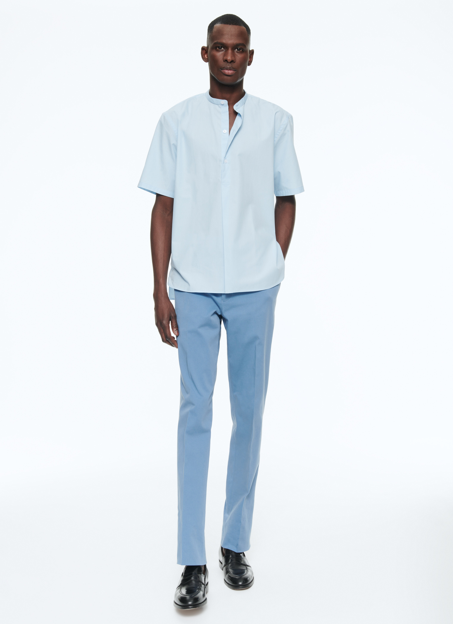 Pantalon bleu indien homme Fursac - P3BXIN-VP14-37