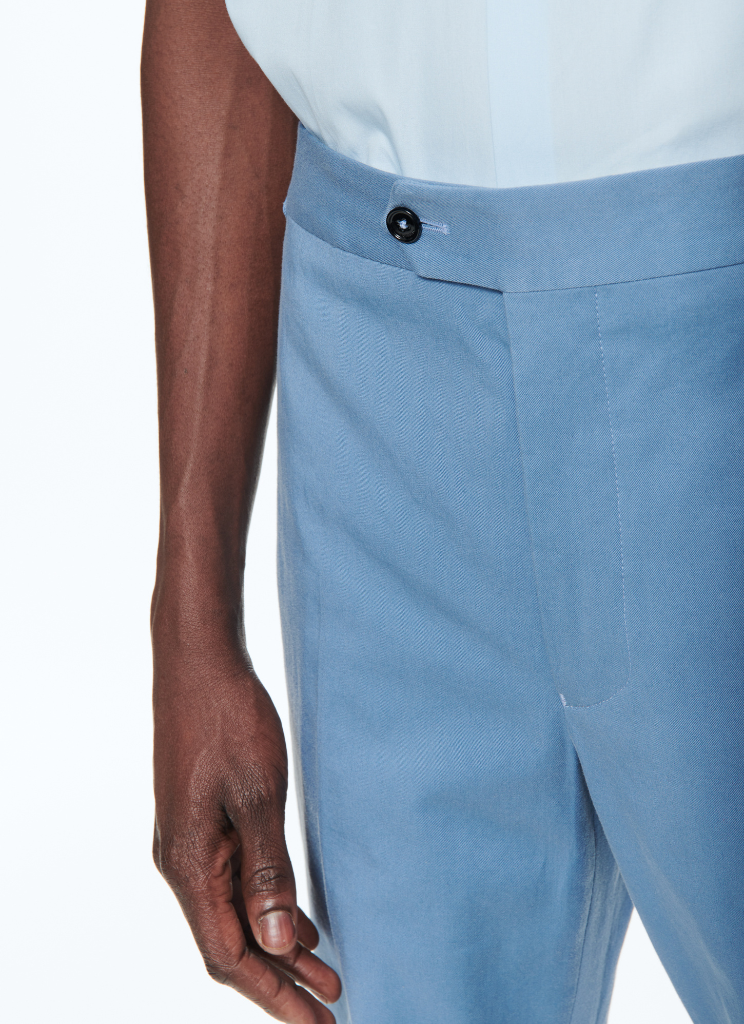 Pantalon bleu indien homme Fursac - P3BXIN-VP14-37