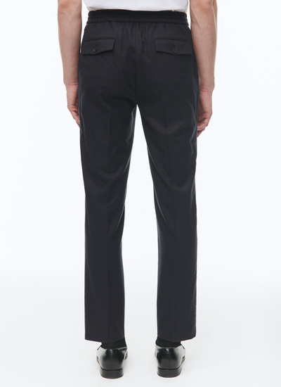 Pantalon homme flanelle de laine vierge mélangée Fursac - P3CVOK-OC55-31