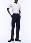 Pantalon élastiqué en crêpe de laine - P3CVOK-VC07-30
