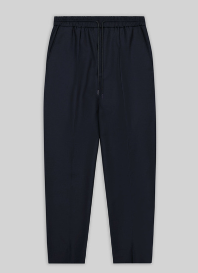 Pantalon bleu homme laine et mohair Fursac - P3TOKY-TX09-30