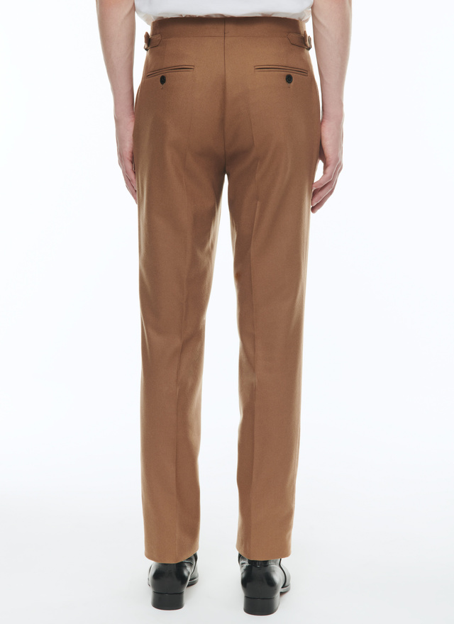 Pantalon homme flanelle de laine vierge Fursac - P3AXIN-CX21-G011