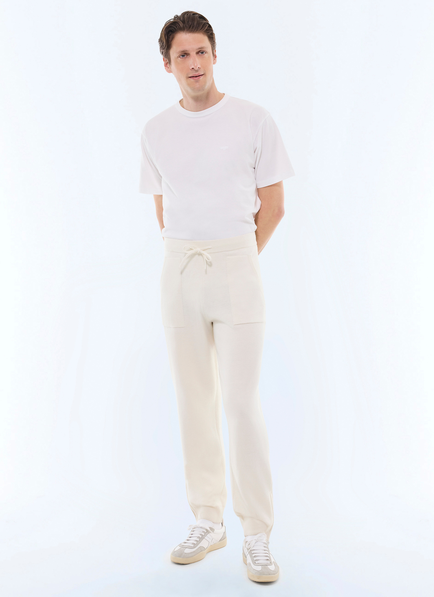 Pantalon ecru homme Fursac - P3GING-GA18-A002