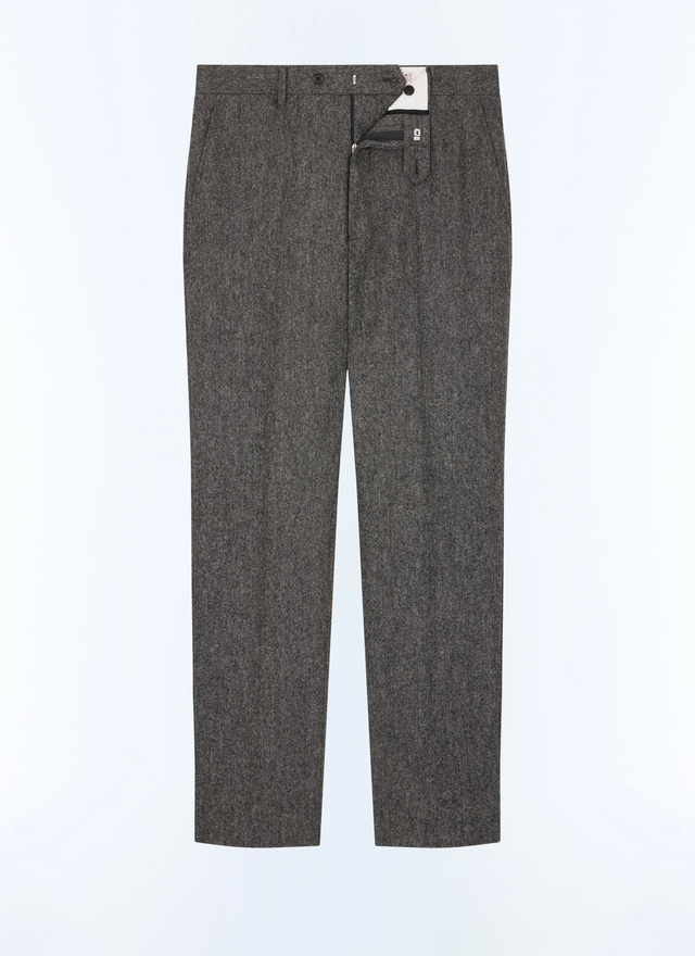 Pantalon homme tweed de laine vierge Fursac - P3BATE-KP10-24