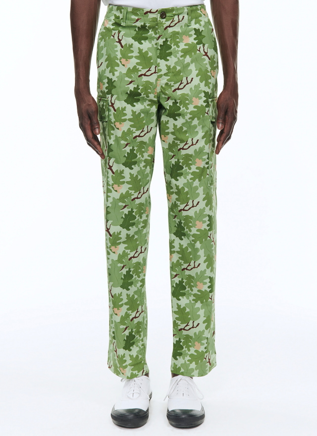 Pantalon homme imprimé camouflage coton et élasthanne Fursac - 23EP3BALI-BP08/40