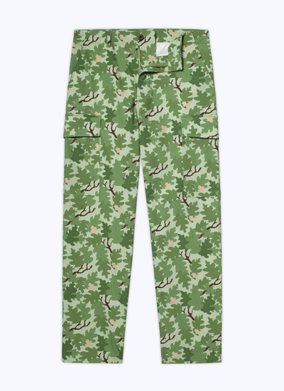 Pantalon vert homme coton et élasthanne Fursac - P3BALI-BP08-40