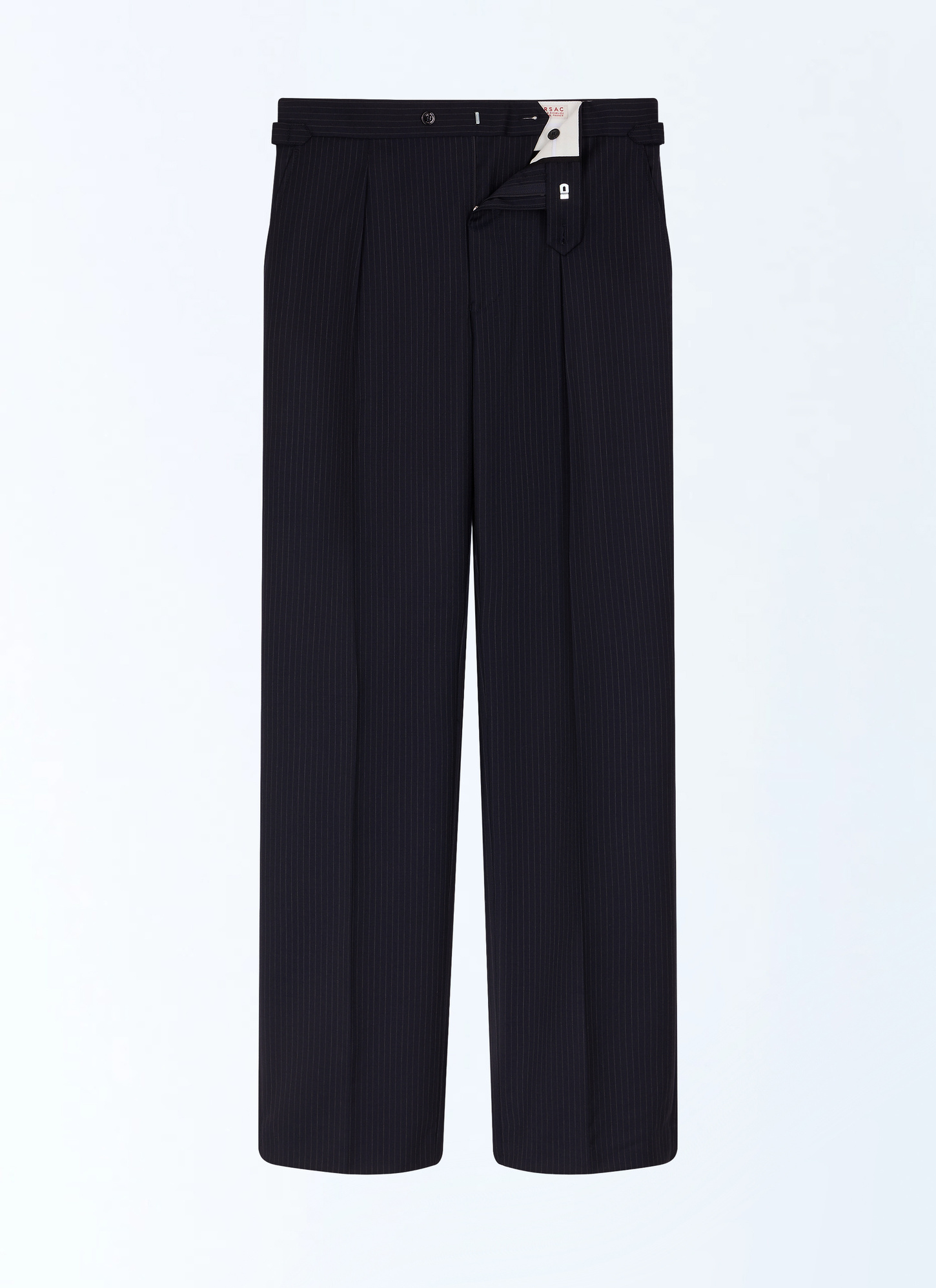 Pantalon bleu homme tissu principal: 100% laine viergedoublure ceinture: 58% polyester, 42% cotondoublure jambes: 100% polyesterdoublure poches: 58% polyester, 42% coton Fursac - P3GOHA-LC21-D030