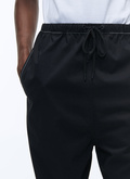 Pantalon de survêtement noir - 22HP3ADOS-AX20/20