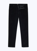 Pantalon en velours côtelé noir - 22HP3VLAP-TP22/20