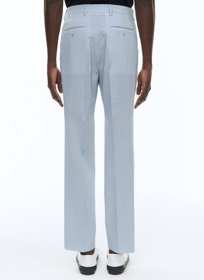 Pantalon homme seersucker de laine vierge Fursac - P3BATE-BX05-34