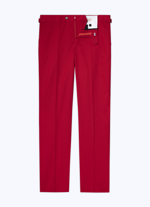 Pantalon rouge homme gabardine de coton Fursac - P3BXIN-BX02-79
