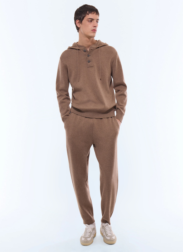 Pantalon taupe homme Fursac - P3EJOG-EA12-G014