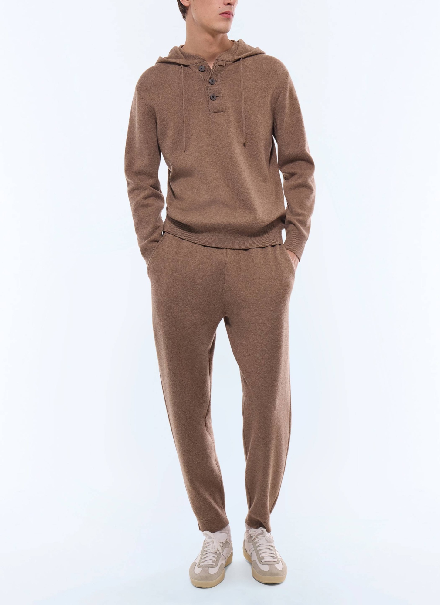 Pantalon taupe homme Fursac - P3EJOG-EA12-G014