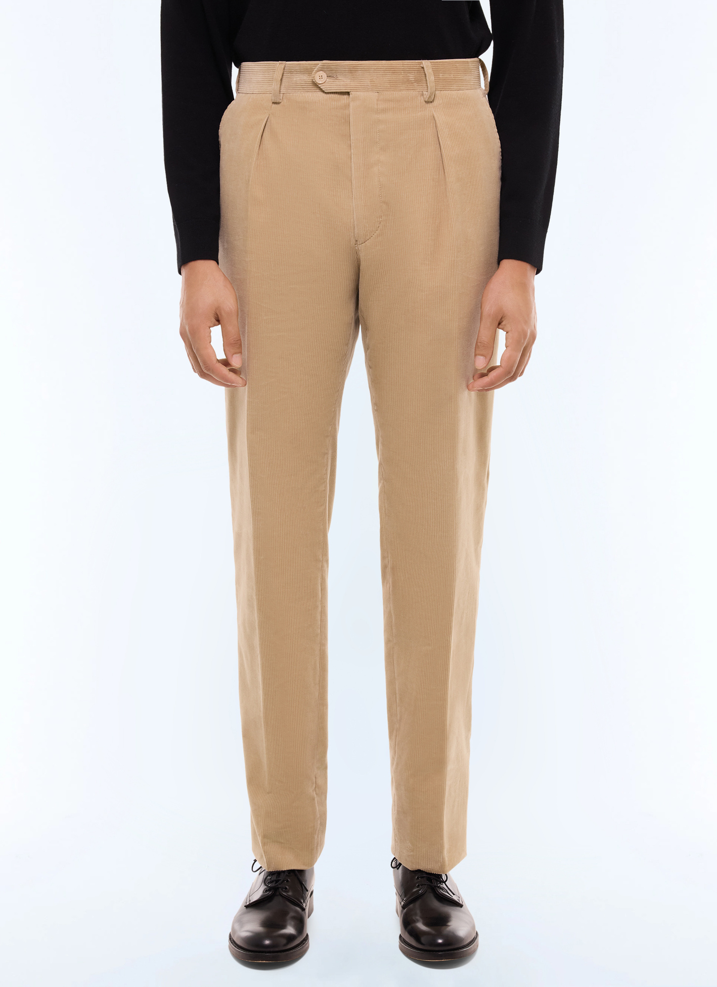 Pantalon homme vert velours côtelé certifié Fursac - P3GALO-GX41-A008