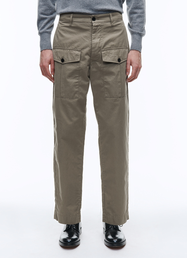 Pantalon homme beige coton Fursac - 22HP3ARGO-AP07/14