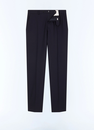 Pantalon bleu homme tissu principal: 100% laine viergedoublure ceinture: 58% polyester, 42% cotondoublure jambes: 100% polyesterdoublure poches: 58% polyester, 42% coton Fursac - P3LOXA-BV01-30