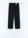 Pantalon smoking large en laine vierge - P3LUDO-LV01-B020