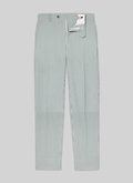 Pantalon en seersucker de laine à rayures - 22EP3VOXA-VX05/45