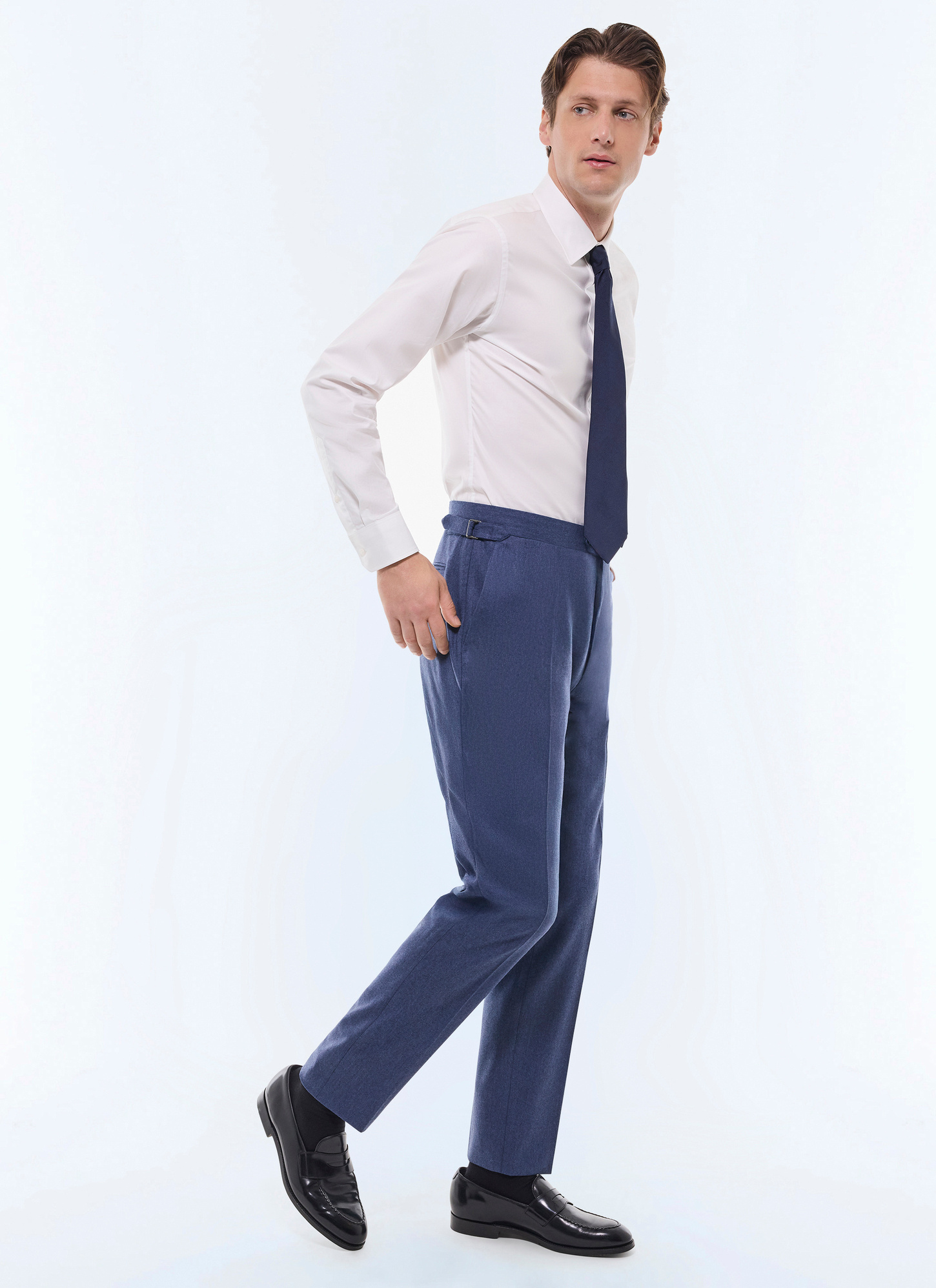 Pantalon bleu denim homme Fursac - P3BIXA-EC29-D012