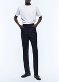 Pantalon ajusté en laine certifiée - P3CADO-BV01-30