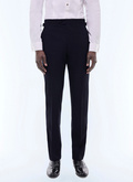 Pantalon de smoking ajusté en laine - P3VIPY-RC47-30