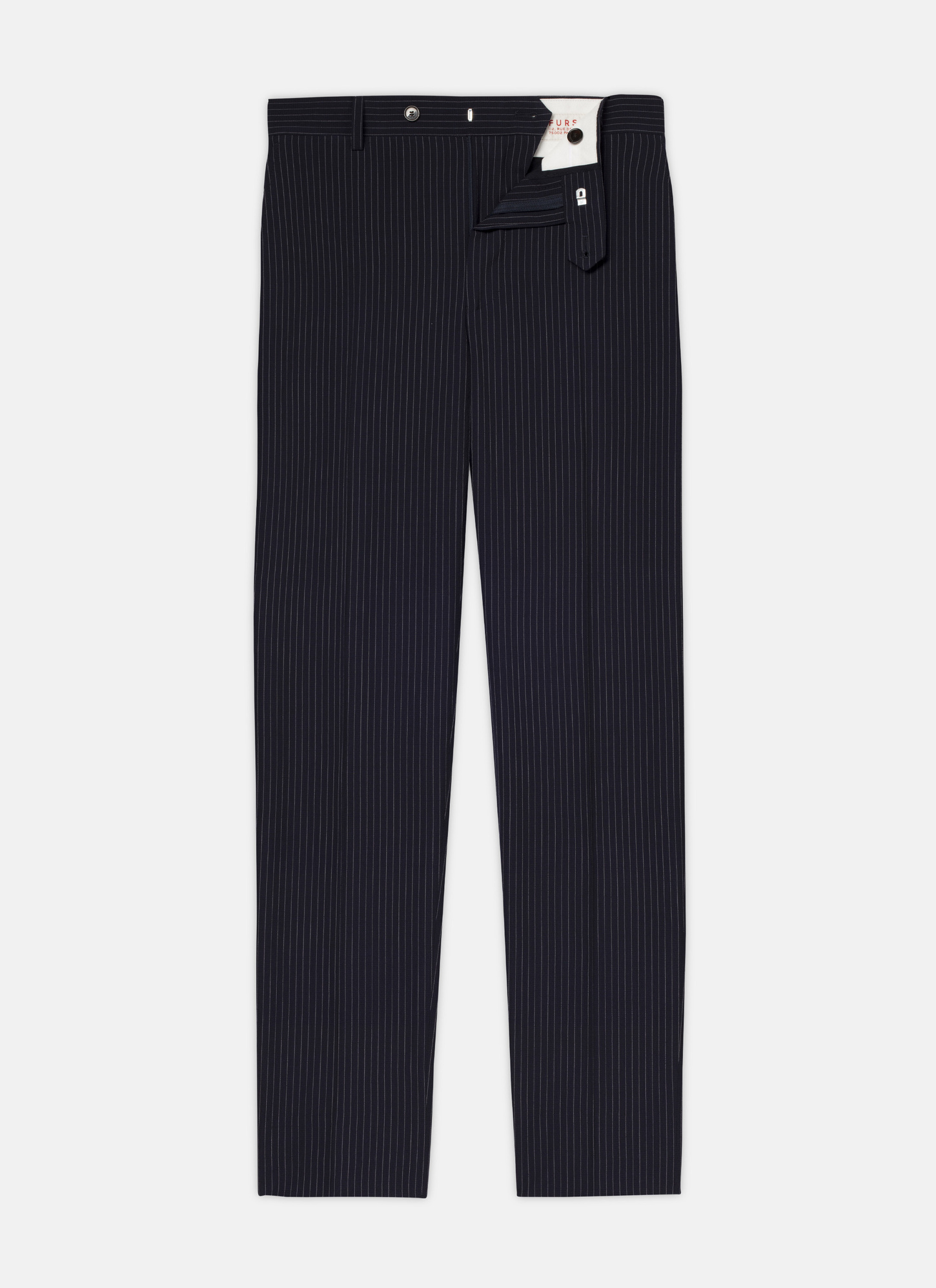 Pantalon bleu homme laine vierge et élasthanne Fursac - P3VOXA-VX14-31