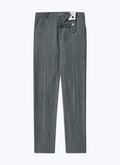 Pantalon en tweed de laine gris - 22HP3VOXA-AP01/23