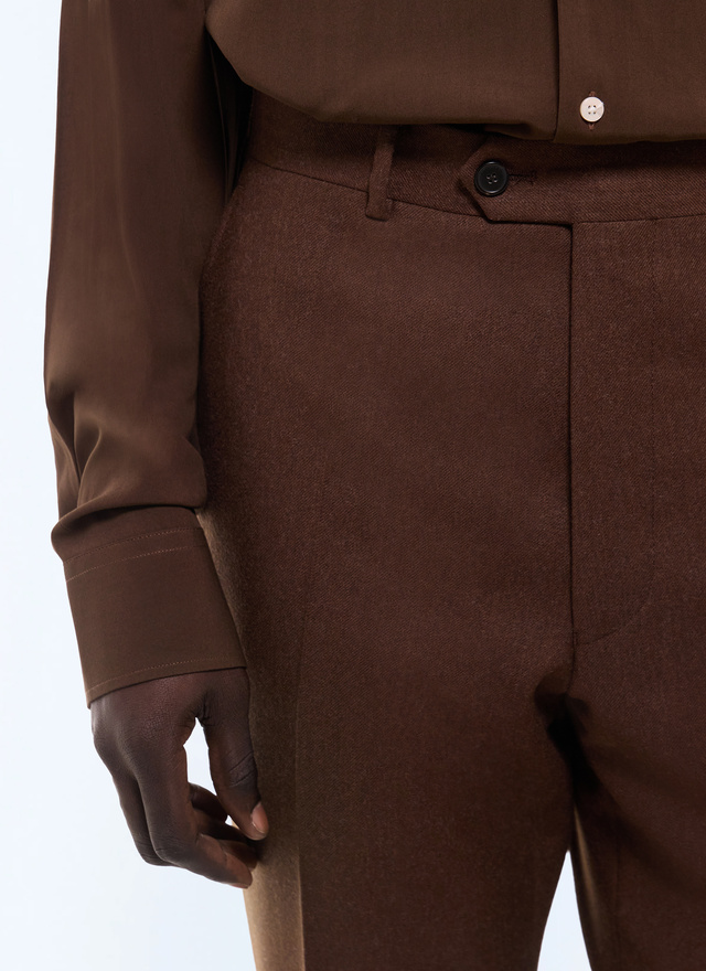 Pantalon marron homme Fursac - P3LOXA-LC17-G018