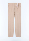Pantalon de costume ajusté en flanelle - P3LOXA-LC17-A003