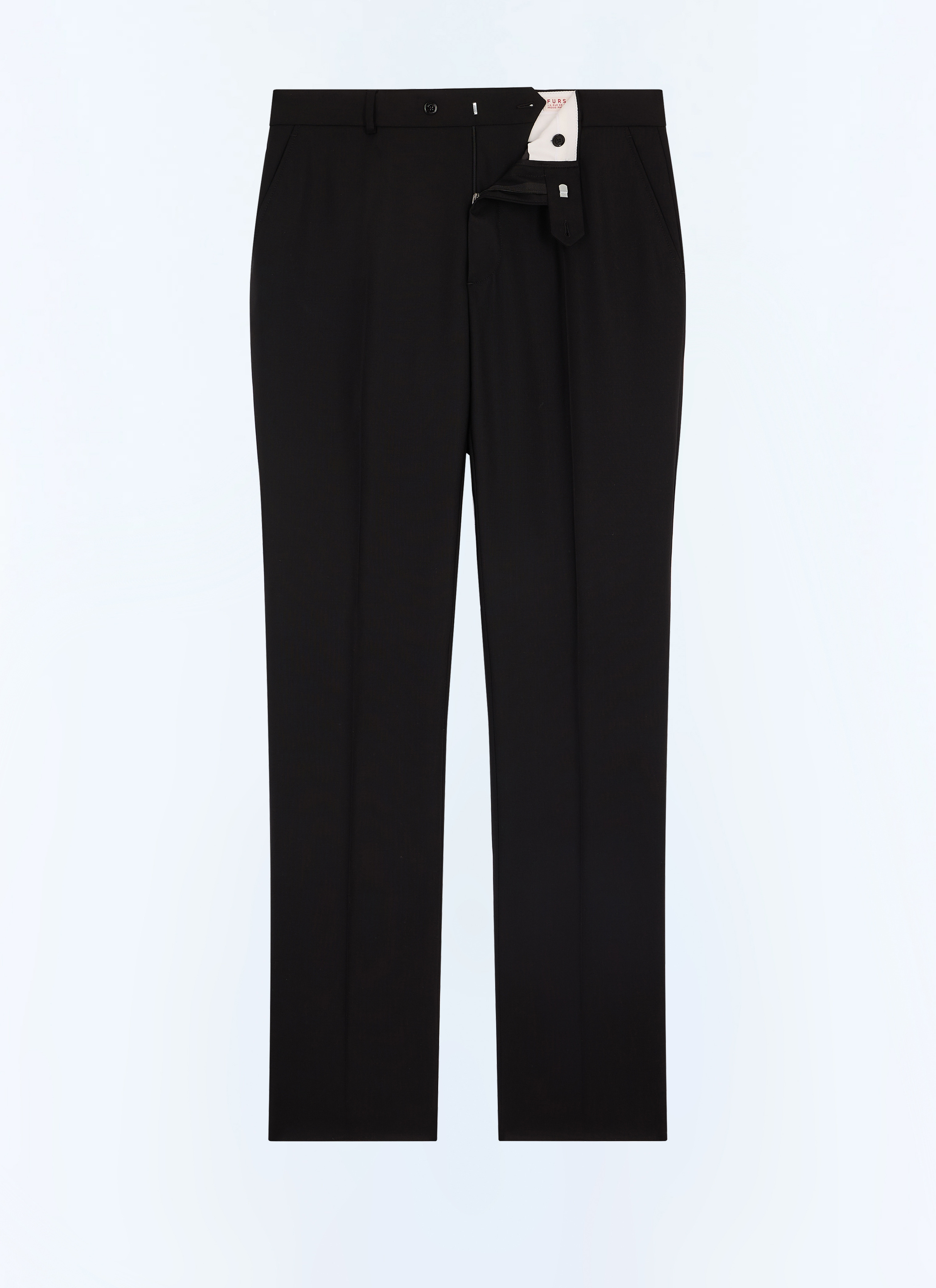 FURSAC - Pantalon costume grande taille en toile - Homme - Taille 53 - Noir