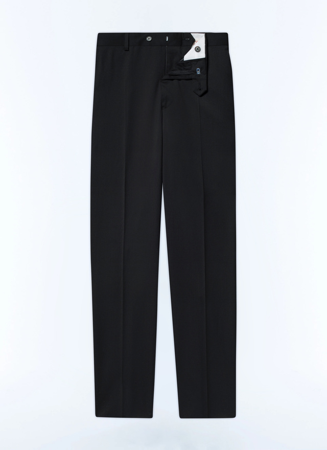 Pantalon noir homme laine vierge Fursac - P3VOXA-AC82-20