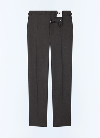 Pantalon vert homme flanelle de laine certifiée Fursac - P3BIXA-EC29-H011