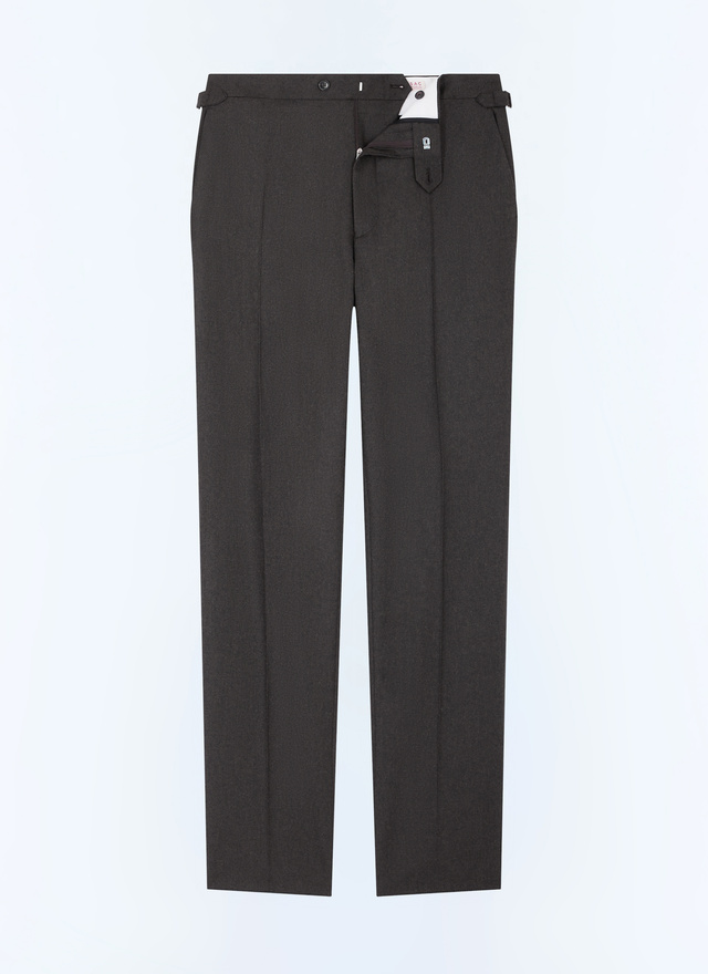 Pantalon vert homme flanelle de laine certifiée Fursac - P3BIXA-EC29-H011