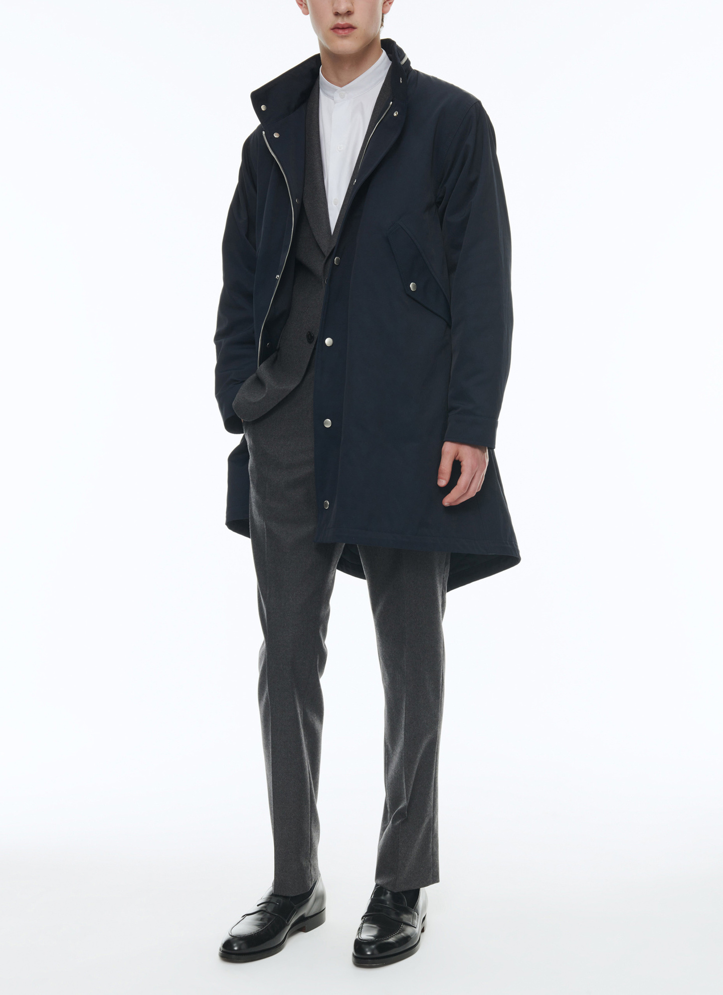 Parka bleu marine homme Fursac - M3CARK-CM02-D030