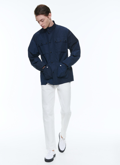 Parka bleu marine homme Fursac - M3DOTO-CM31-D030