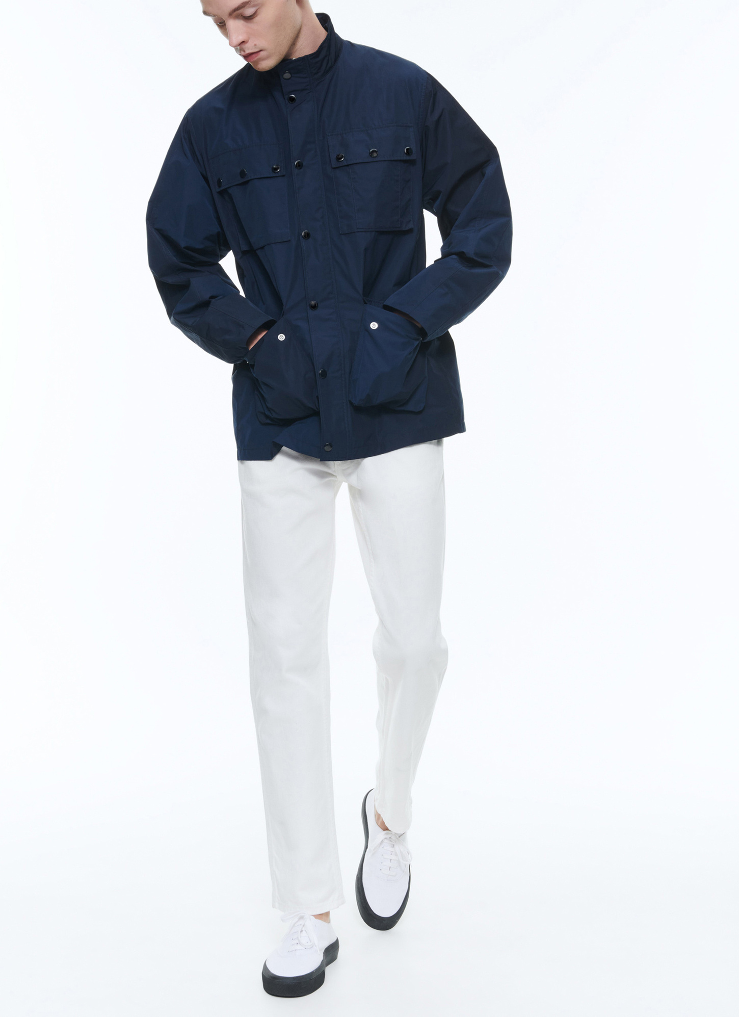 Parka bleu marine homme Fursac - M3DOTO-CM31-D030