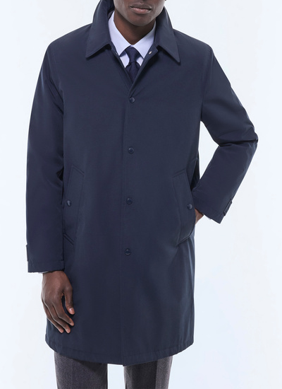 Parka homme bleu marine tissu membrané déperlant Fursac - M3ECKA-GM25-D030