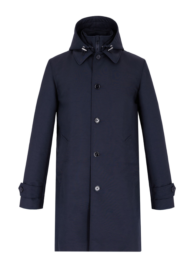 Parka bleu homme tissu technique déperlant Fursac - M3EFFA-EM42-D030