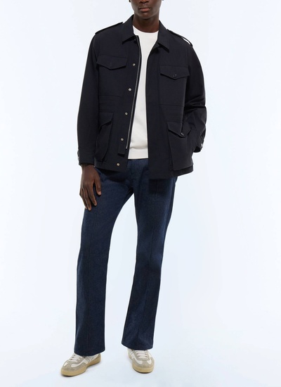 Parka bleu marine homme Fursac - M3GILD-CM33-D030