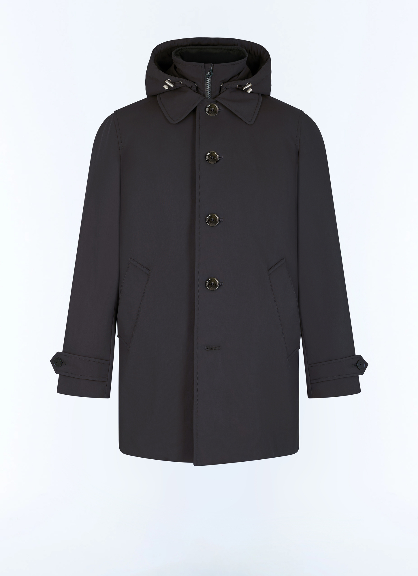 Parka gris homme tissu technique déperlant Fursac - M3EFFA-EM42-B021