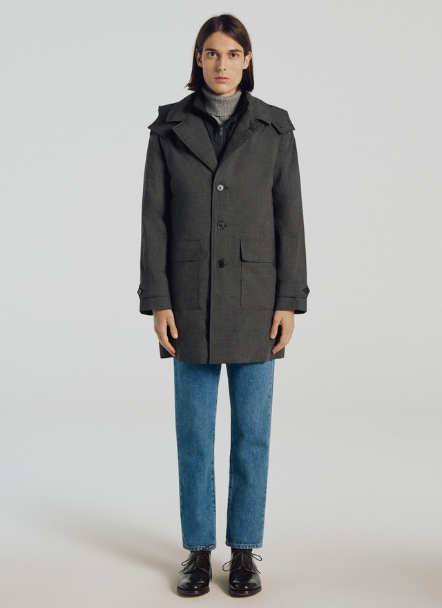 Parka gris homme Fursac - M3TECK-KM20-29