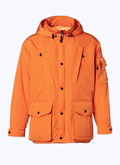 Parka en toile déperlante orange - M3ARKA-AM14-60
