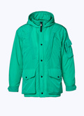 Parka en toile déperlante vert - 22HM3ARKA-AM14/43