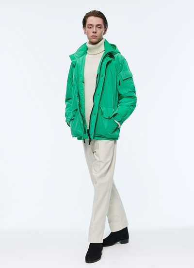 Parka vert homme Fursac - M3ARKA-AM14-43