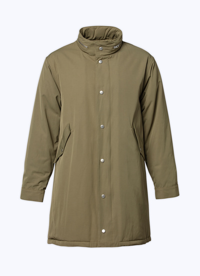 Parka vert homme twill technique en coton et polyamide Fursac - M3CARK-CM02-H005